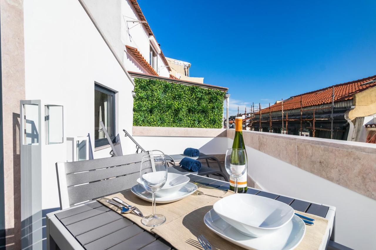 리스본 Perfect 1 Bed In Chiado With Terrace And Aircon 아파트 외부 사진